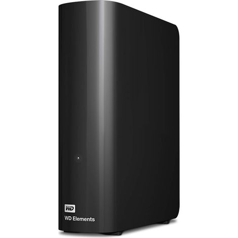 Disco rigido WD Elements Desktop da 8 TB USB 3.2 Gen 1, nero. (1/4)
