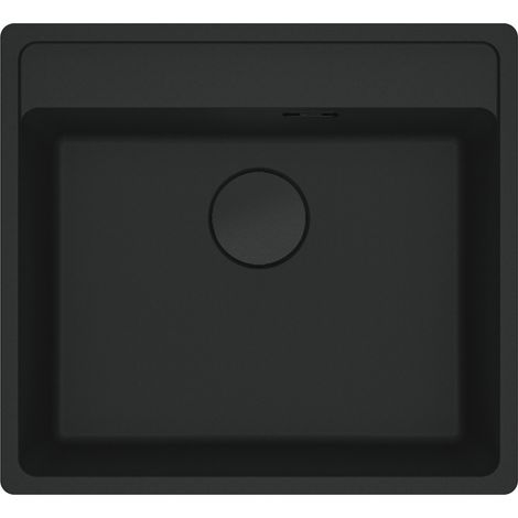 Lavello incasso Franke MRG61052TL 1 vasca 56x40 fragranite nero matt (1/5)