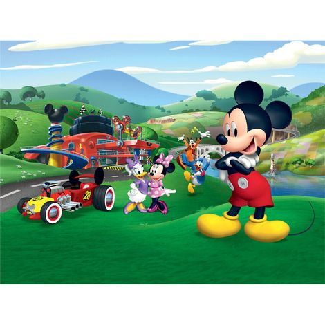 Papier peint XXL intisse Mickey Mouse et ses amis de Disney 360X270 CM
