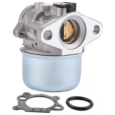 799868 498170 carburateur pour Briggs & Stratton 124T02 124T07 126M02 129700 12V800 12C700 4 Temps Petits Moteurs, remplace 14111 799872 694202, avec Base d'amorce de Filtre à air YMYNY (1/3)