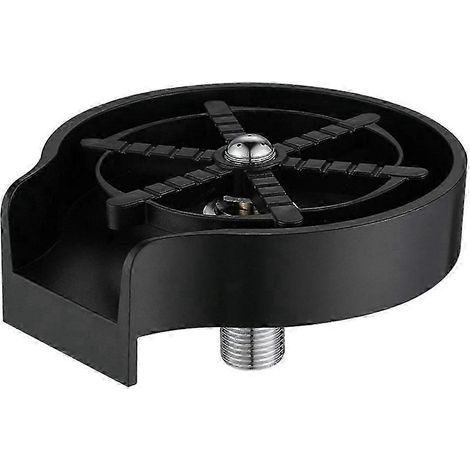 Gläserspüler, Barspüler, Bier-, Kaffee- und Milchspüler, Reiniger, Haushaltsreiniger, Sprühreiniger, Küchenspülenzubehör-130x140mm-with Black Sink