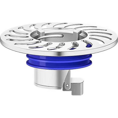 Siphon de sol anti-odeurs, dispositif anti-refoulement pour siphon de douche, clapet anti-retour, filtre en laiton, empêche le refoulement (1/5)