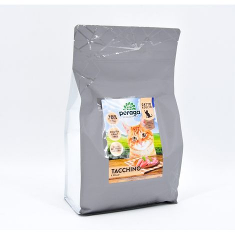 CROCCHETTE PERAGA PER GATTO ADULTO 1,5KG TACCHINO E POLLO CROCCHETTE GATTI
