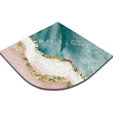 Tapis de douche tapis de bain antidérapant lavable luffa tapis antidérapant baignoire, 60 x 60 cm (1/4)