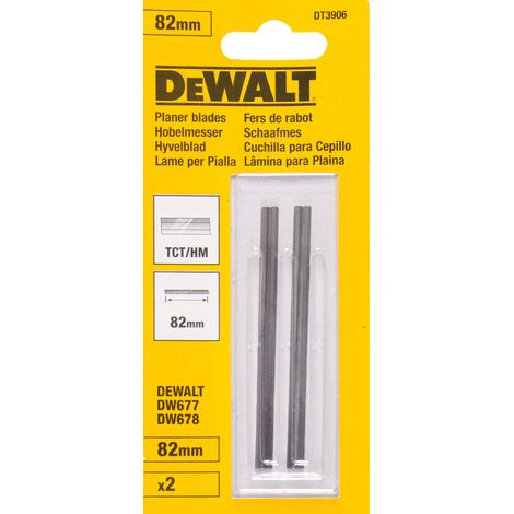 DEWALT Hobelwendemesser HM 82 mm DT3906-QZ 2 Stk