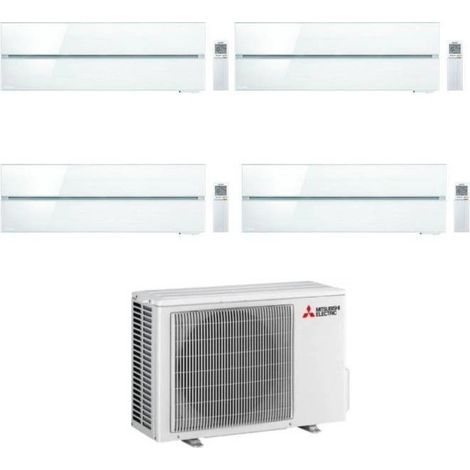 Climatiseur Mitsubishi Quadri Split Kirigamine MSZ-LN Blanc 9+9+12+12 avec MXZ-5F102VF2-E1 Inverter R-32 Wi-Fi Classe A++