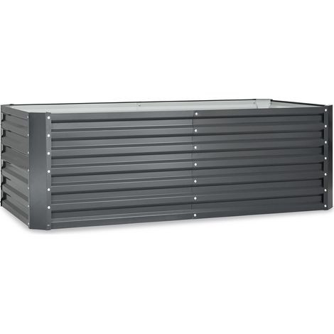 Blumfeldt High Grow Straight huerto elevado 180 x 60 x 90 cm 970 l acero galvanizado (1/5)