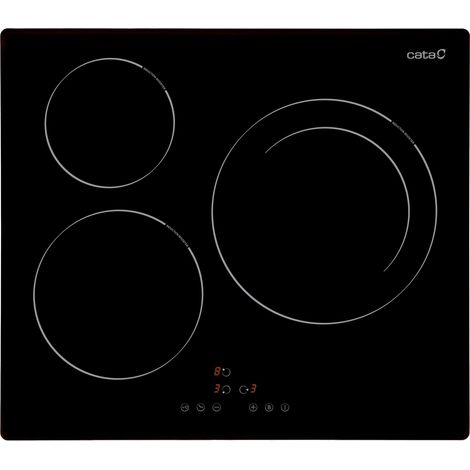 Placa de Inducción 59cm 3 Zonas CATA IB 6303 BK /A 08063112 Negro (1/5)