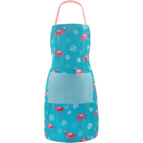 MINKUROW Küchenschürze Kochschürze Kochschürze Kochschürze Grillschürze mit Taschen für Damen, Herren, Koch, Koch, Küche, Restaurant, Café, Polyester 60 x 70 cm (Grün) (1/5)