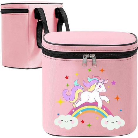 Fahrradtasche Kinder Lenkertasche wasserdicht Fahrradkorb Laufrad Dreirad Rosa (1/5)