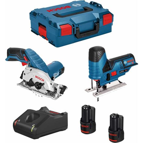 BOSCH Kit 12V B12GKSGST2bat3a-40 (GKS 12V-26 + GST 12V-70 + 2 x 3,0 Ah + GAL12V-40 + L-Boxx 136) (1/5)