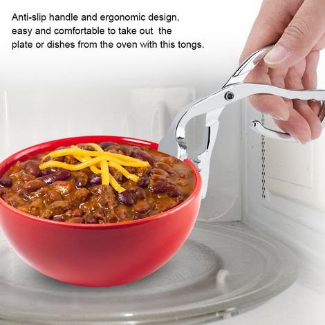Pince anti-brûlure pour plaque four, casserole et plat chaud (1/5)