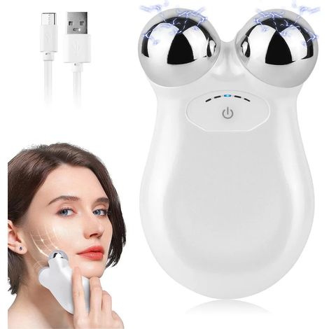 Mikrostrom-Gesichtsbehandlungsgerät, 5-in-1 multifunktionales Gesichtsmassagegerät, 350 mA, zur Hautverjüngung, Straffung und Festigung schlaffer Haut. (1/5)