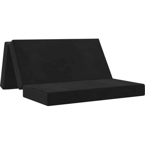 Canapé-lit pliable 160 x 67 x 45 cm Noir vidaXL (1/5)