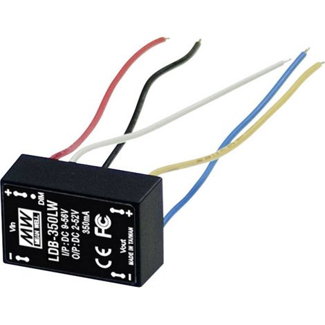 LED-Driver DC/DC MW Mean Well LDB-350LW 350 mA 14 W 1 pz.