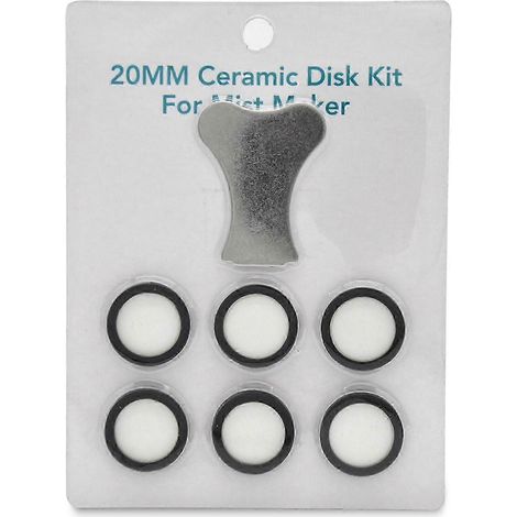 Kit d'entretien pour atomiseur en 7 pièces, kit de pièces de rechange pour disque/clé en céramique, adapté aux atomiseurs. (1/5)
