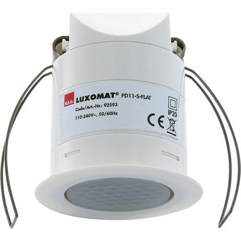 PD11-S-FLAT-FP détecteur de mouvement extra plat esclave 1 canal faux plafond LUXOMAT 92593 (1/4)