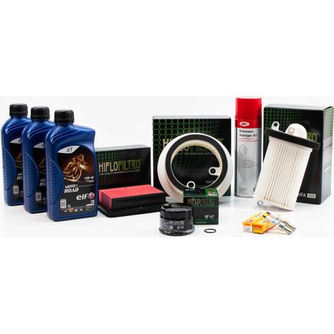 Kit Entretien Révision pour YAMAHA XP 500 TMAX de 2008 à 2011 - Huile ELF MOTO 4 ROAD 10w40 3L