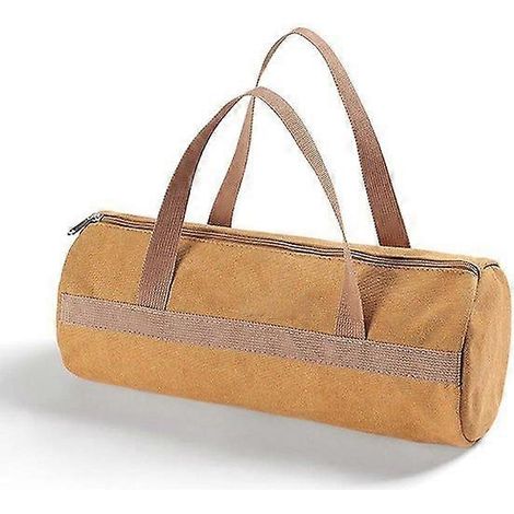 Sac à outils en toile résistante avec large ouverture, poignée de transport et compartiment spacieux pour outils et accessoires (1/4)