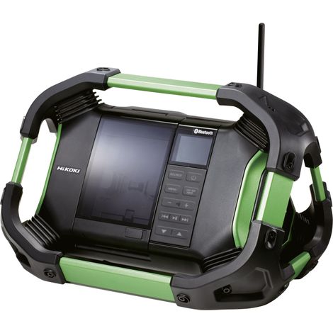 HiKOKI - Radio para trabajo, alimentación de red y a pilas UR18DSDLW4Z (1/2)