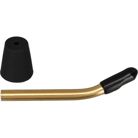 Rallonge de bec verseur pour bouilloire, bec verseur portable en acier inoxydable, rallonge de bec verseur pour cafetière, pour la maison, la cuisine et l'extérieur, noir (1/5)