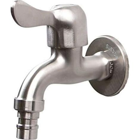 (100×105×21mm)Robinet en acier inoxydable 304 Robinet d'écoulement 1/2' (1/4)