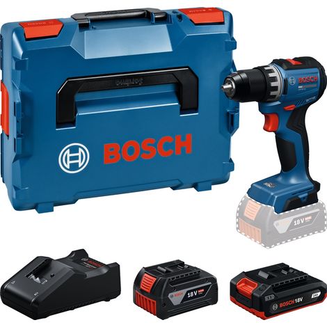 Bosch Akku-Bohrschrauber GSR 18V-52, 1x 4.0 Ah / 1x 2.0 Ah und Ladegerät in L-BOXX