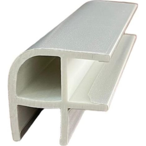 Angolare zoccolo in pvc rivestito alluminio H 10 cm. (1/3)