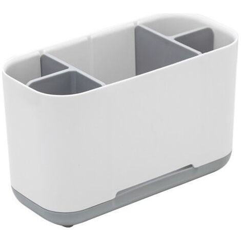 Porte-brosses à Dents, Support pour Brosse à Dents Electrique, Porte Brosse à Dents Amovible Stand Dentifrice, avec Trou de Vidange, Organisateur de Salle de Bain (1/5)