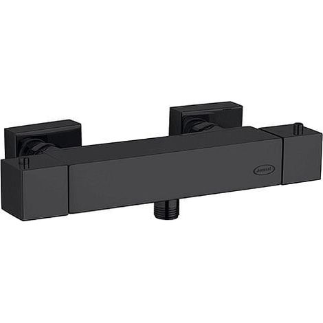 Gruppo esterno termostatico Jacuzzi per doccia serie Twinkle YO 0TWYO028JA00 nero opaco (1/2)