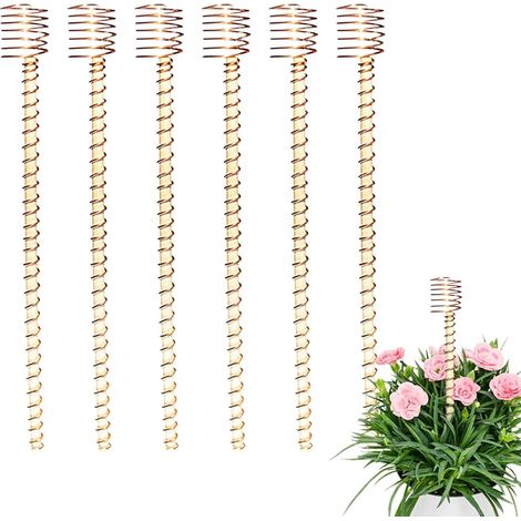 Piquets Végétaux en Cuivre - Lot De 6 Tiges Électroculture en Cuivre - (1/5)