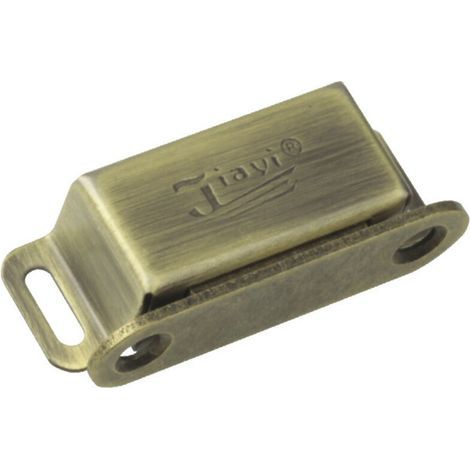 Pair Serrure de porte magnétique Jiayi 2 pièces Aimant en bronze pour porte de placard Serrure magnétique en acier inoxydable