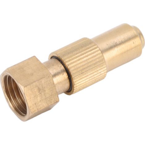 Buse en laiton et céramique 0,8 mm pour pulvérisateur haute pression, pompe motorisée à distance, filetage G3/8, atomisation par air comprimé (1/5)