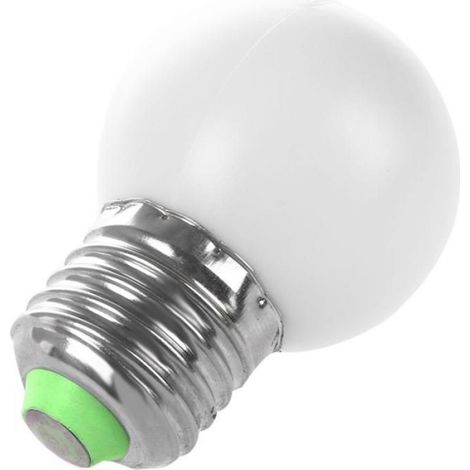 10X E27 LED Ampoule en Plastique Blanc Ampoule (Puissance 0.5W, Blanc) blanc,10 x E27 Lumiere LED Ampoule en plastique (1/5)