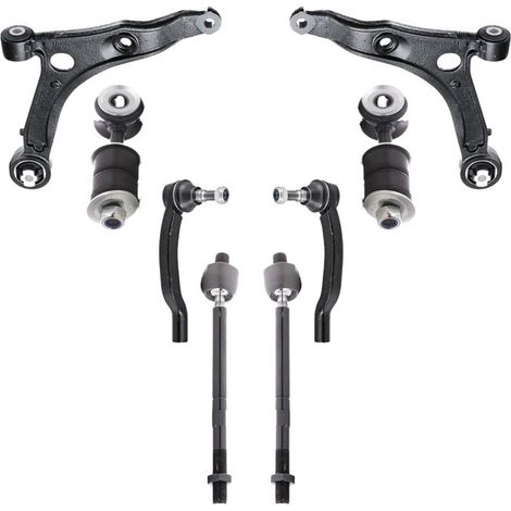 KIT BRACCIO OSCILLANTE 8 PEZZI COMPATIBILE CON PEUGEOT BOXER Furgone 2.0 BlueHDi 110 / Kit Sospensione Completo OE/OEM / Bracci Oscillanti + Testine Sterzo / Sostituzione Diretta OEM