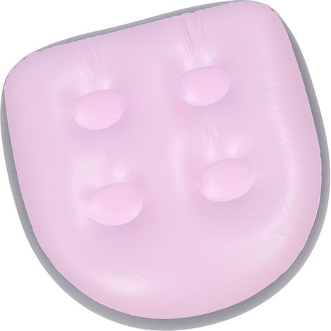 Coussin gonflable pour spa, bain à remous, jacuzzi, imperméable, coussin de dossier pour baignoire, spa et piscine, rose (1/5)