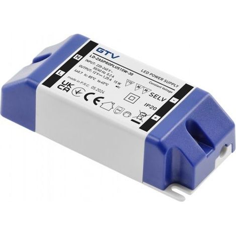Alimentatore GTV led pro 15W 12V