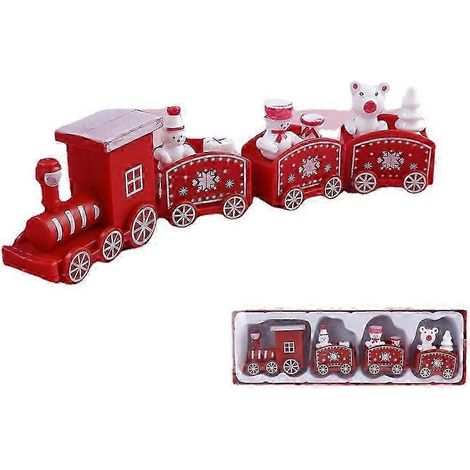Décoration de Noël Train de Noël Scène de Noël Décoration de train Décoration de bureau de Noël (1/5)