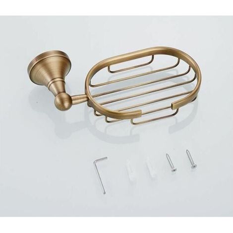 Jabonera de acero inoxidable, escurridor de jabón para baño y ducha, práctico y cómodo. (1/4)