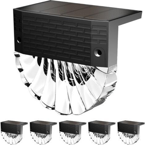 6PCS Outdoor Solar Lamp, 3 Modes, Auto ON/OFF, IP65, 600mAh Solar Lamp (1/4)