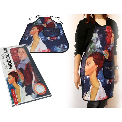 Küchenschürze für Damen, Amedeo Modigliani, Lunia Carmani, als Geschenk (1/4)