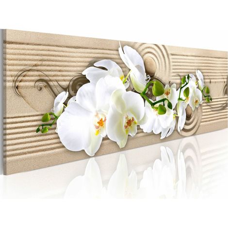 Tableau fleur du DESERT - 150 x 50 cm (1/4)
