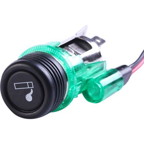 Enchufe para encendedor de cigarrillos, toma de mechero, adaptador para encendedor de cigarrillos automotriz, enchufe de red impermeable de 12 V, para automóvil, barco, camión, autocaravana, motocicle (1/4)