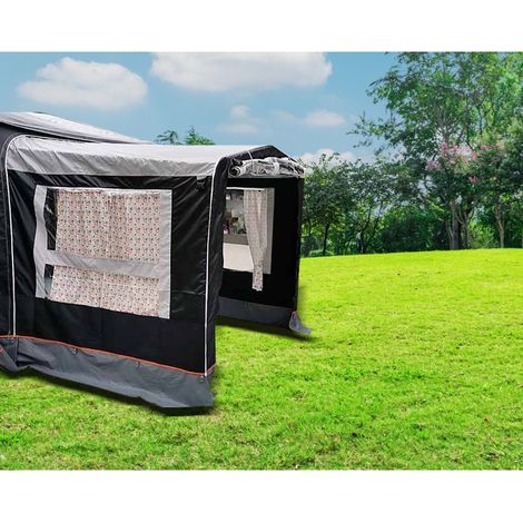 Annexe pour auvent traditionnel caravane – Modèle Sunrise – Dimensions 172x207x161 cm – Toile Roof 280 déperlant – Armature acier Steel 25 – Soplair (1/2)