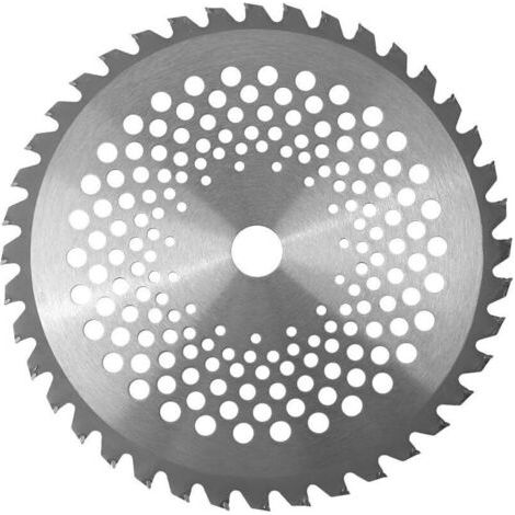 Pair Lntyq Lame de Scie à Bois Circulaire 10 Pouces 40 Dents avec Pointe de Carbure Disques de Roue pour jardin herbe Strimmer Trimmer Weed coupe outil de puissance 25.4mm alésage diamètre (1/5)