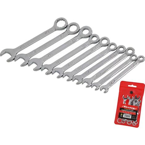 Neilsen 10pc Mini SAE Combination Spanner Wrench Set 5/32" - 7/16" (1/2)