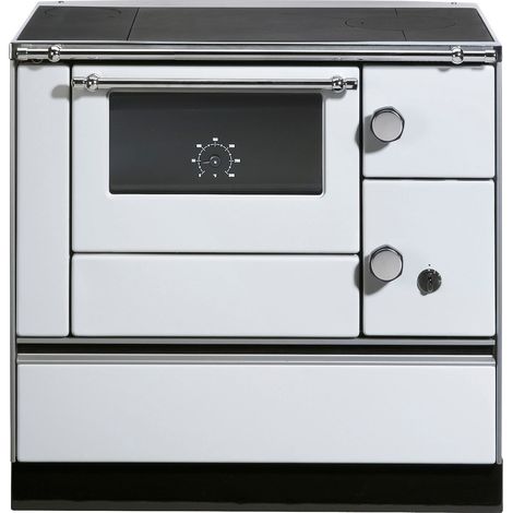 Holzherd K76-90 Westminster 90cm,Links,Weiß,7,3kW