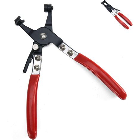 Pliers À Collier À Bande Pivotante - Pour Colliers À Anneau - Pour Tuyaux De Carburant Et De Liquide De Refroidissement - 1 Pièce (1/5)