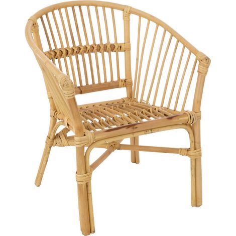 Chaise Enfant en Rotin "Filou" 52cm Naturel (1/5)