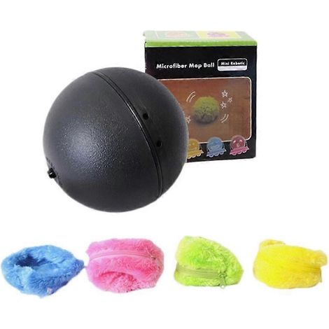 Lot de 5 balles à rouler magiques à activation automatique pour chiens et chats, jouet interactif et amusant à mâcher au sol. (1/4)